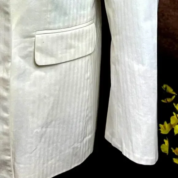 Zadig & Voltaire Vina Coton Blazer - Cream- size 40 (4) - Picture 15 of 16